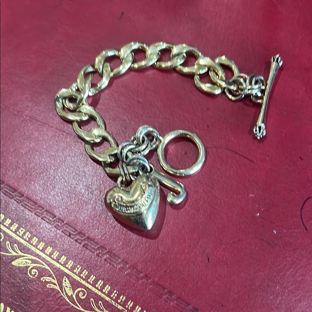 Juicy Couture Gold and Silver Charm Bracelet